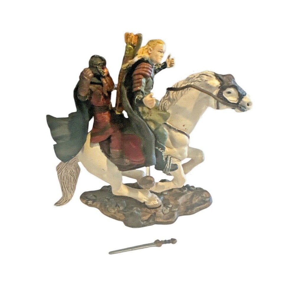 Lord of the Rings Legolas & Gimli on Horseback Warriors And Battle Beasts